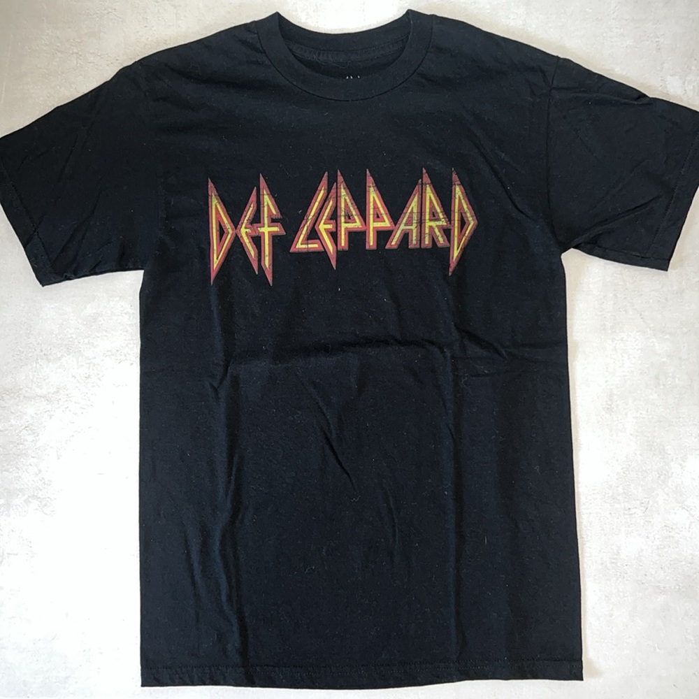 Def Leppard S Black Graphic T Shirt Vintage